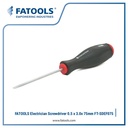 FATOOLS SDEF075 - FLAT ELECTRICIAN SCREWDRIVER SIZE 0.5X3