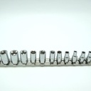 FATOOLS S06913M - 1/4" DR SOCKET SET ON RAIL 13 PC