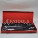 FATOOLS S12918M - 1/2" SOCKET 10-32MM 18 PCS 12PT