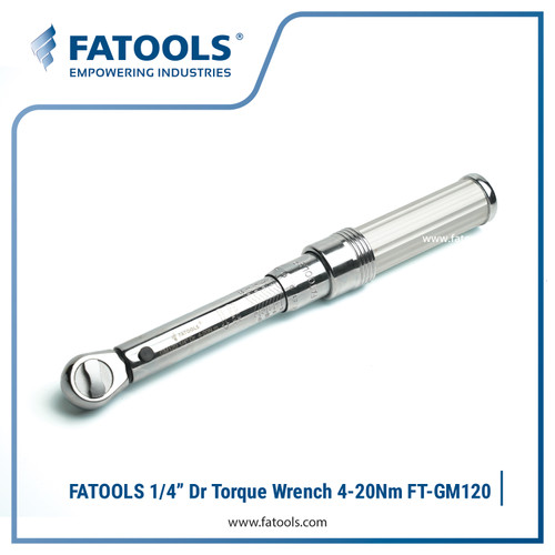 FATOOLS 1/4" Dr Torque Wrench 4-20 Nm Kunci Momen Torsi FT-GM1020