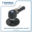 FATOOLS NP-SA43L Dbl Act Air Orbital Sander 6" Mesin Pemoles Amplas