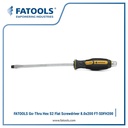 FATOOLS SDFH200 - GO THRU SCREWDRIVER TIP FLAT SCREWDRIVER 1.2x8x200