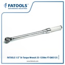 FATOOLS FT-GM3125 1/2" Dr Torque Wrench 25-125 Nm Kunci Momen Torsi