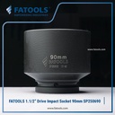 FATOOLS 1.1/2" Dr Impact Socket 90mm 6PT Metric Kunci Sock SP380690