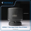 FATOOLS 1" Dr Impact Socket 42mm 6PT Metric Kunci Sock SP250642