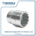 FATOOLS S1612-1.1/2 - 3/4" SOCKET 6PT 12PT IMPERIAL SIZE 1.1/2"
