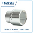 FATOOLS S160641 3/4" Dr Socket 41mm 6PT Metric Kunci Sock Mili