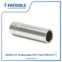 FATOOLS SD121217 - 1/2" SOCKET DEEP 12PT SIZE 17