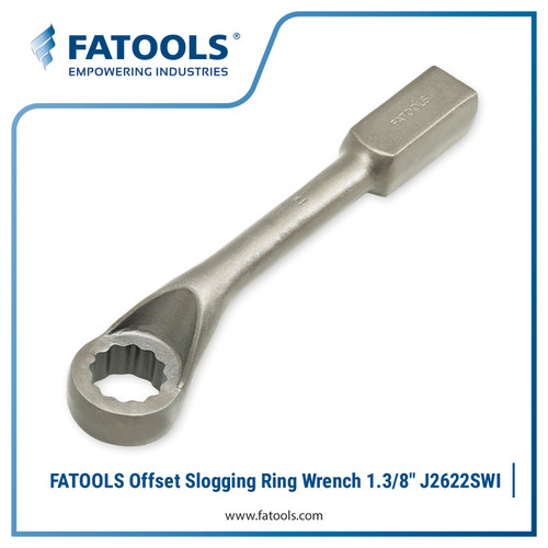 FATOOLS J2622SWI - OFFSET RING SLOGGING WRENCH IMPERIAL SIZE 1.3/8"