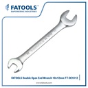 FATOOLS OE1012 Double Open End Wrench 10x12mm Kunci Pas CrV