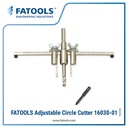 FATOOLS 16030-01 Adjustable Circle Cutter Pemotong Lingkaran Bulat 200