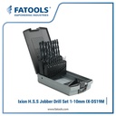 FATOOLS IX-DS19M IXION H.S.S Jobber Drill Set 1-10MM Mata Bor