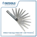 FATOOLS FG13Z-04 - INCH FEELER GAUGE RANGE 0.002"-0.025"