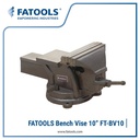 FATOOLS BV10 Swivel Bench Vise 10" OPEN 9" Catok Ragum Putar 360 Baja