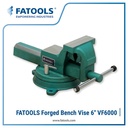 FATOOLS VF6000 Forged Bench Vise 6" Open 6" Catok Ragum