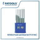 FATOOLS 271KS - PUNCH AND CHISEL SET ISI 6 PCS
