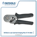 FATOOLS HY-UD66 - CORD END CRIMPING PLIER 6 JAWS 8"