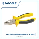 FATOOLS PL06-G - COMBINATION PLIER SIZE 6"