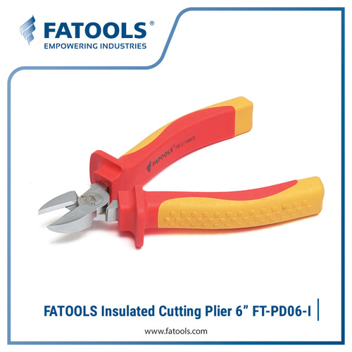 FATOOOLS PD06-I 1000V Diagonal Cutting Plier 6" Insulated Tang Listrik