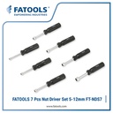 FATOOLS NDS7 - NUT DRIVER SET SIZE 5~12