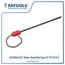 FATOOLS CT10 52" Chain Tong Cap 10" Kunci Pipa Rantai