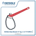 FATOOLS Chain Wrench 14" CAP.2" FT-CPW14 Kunci Rantai Pipa