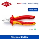 Tang Potong VDE 1000 V 70 06 160 T Diagonal Cutter Knipex