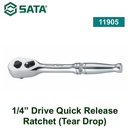 Gagang Sok 11905 1/4” Drive Quick Release Ratchet Sata Tools