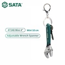 Sata Tools 47248 Kunci Inggris Handle Karet 4inch 100 mm EU Style Adjustable Wrench