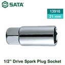 Kunci Sok Busi 13916 21 mm 1/2" Dr. Spark Plug Socket Sata Tools
