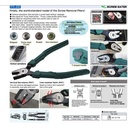 Tang Buka Sekrup / Baut Rusak, Engineer PZ-22 Neji Saurus Pliers 175mm