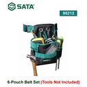 Tas Perkakas 95212 6-Pouch Belt Set (Tools Not Included) Sata Tools