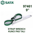Kunci Oli Filter Kulit Sabuk 97461 - Strap Wrench 9" Sata Tools