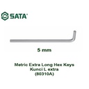 Kunci L 5.0 mm 80310A Metrik Extra Long Hex Key Sata Tools