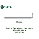 Kunci L 3.0 mm 80307A Metrik Extra Long Hex Key Sata Tools