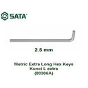 Kunci L 2.5 mm 80306A Metrik Extra Long Hex Key Sata Tools