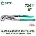 Tang Burung/Kunci Pipa 72411 - G Series Groove Joint 8' Sata Tools