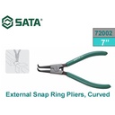 Tang Snap Ring Pliers External Open Curved 7" 72002 Sata Tools