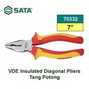 TANG KOMBINASI 70332 VDE INSULATED LINESMAN PLIERS 7" SATA