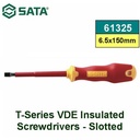 Obeng Listrik Minus 6.5 x 150 mm 61325 VDE SL Screwdriver Sata Tools