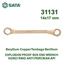 Kunci Ring Anti Percikan Api 31131 14 X 17 mm Box End Wrench Sata Tool