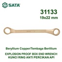 Kunci Ring Anti Percikan Api 31133 19 X 22 mm Box End Wrench Sata Tool