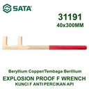 Kunci F 40X300 mm Anti Percikan 31191 Non Sparking F Wrench Sata Tools