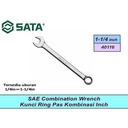 Kunci Ring Pas Kombinasi Inci 40116 Comb Wrench 1-1/4" Sata Tool