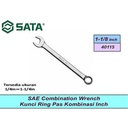 Kunci Ring Pas Kombinasi Inci 40115 Comb Wrench 1-1/8" Sata Tool