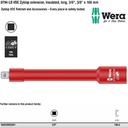 Sambungan Sok 3/8"x166 mm Wera 05004965001 Zyklop VDE Ratchet Ext Long