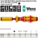 Obeng Torsi VDE 1.2-3.0 Nm Wera 05074750001 VDE Adjustable Torque