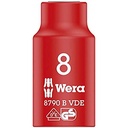 Socket 05004952001 Wera 8790 B VDE Zyklop 3/8" Socket, Insulated, 8.0