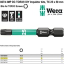 Mata Obeng Impaktor TORX TX 25 x 50 mm Wera 05057665001 TORX bits
