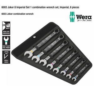 Kunci Ring Pas Inch Set Wera 05020241001 Joker Imperial - 8 Pc